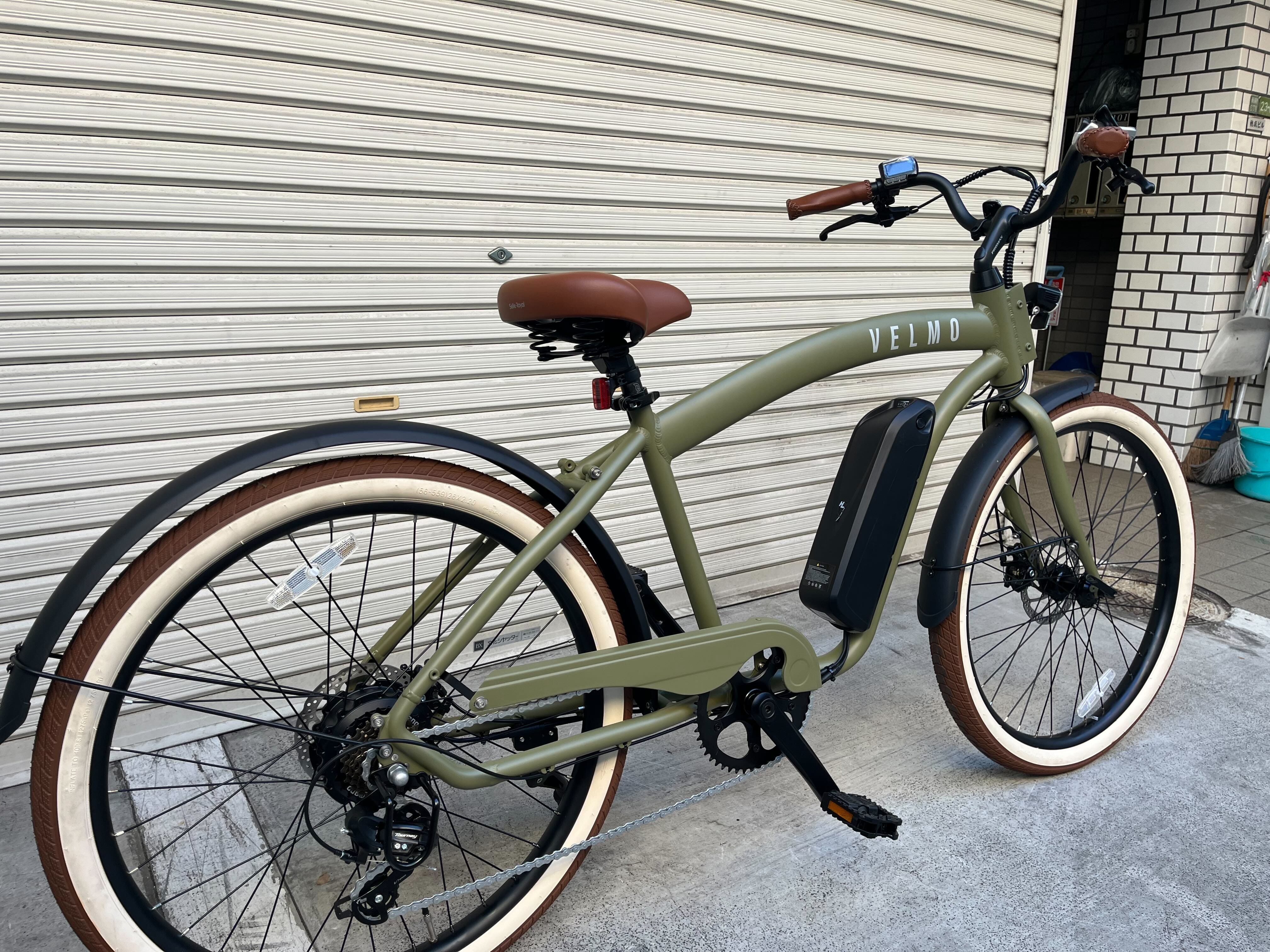 VELMO WAVE 電動アシスト自転車 グリーン(No.39)