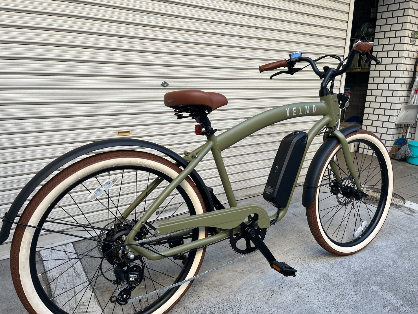 VELMO WAVE 電動アシスト自転車 グリーン(No.39)